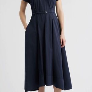 Boss Classic Dark Blue Midi Dress